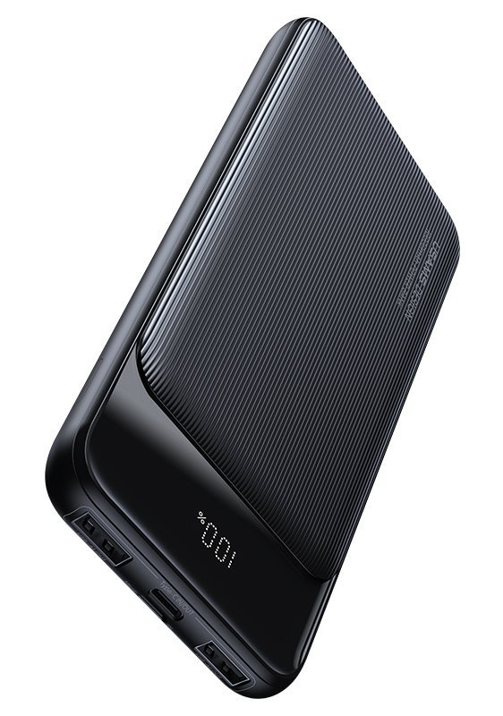 USAMS power bank US-CD198, 3x θύρες εξόδου, 10000mAh, 10W, μαύρο - Image 4