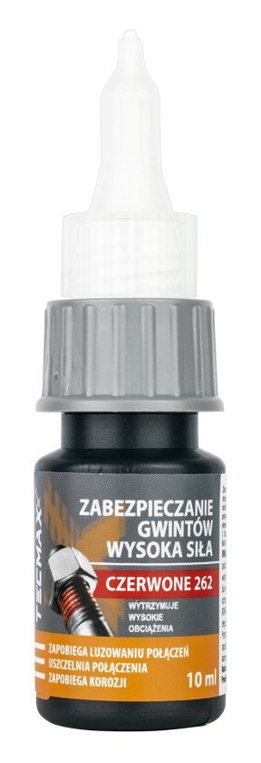 TECMAXX κόλλα Threadlock 14-036, υψηλής αντοχής, 10ml, κόκκινη