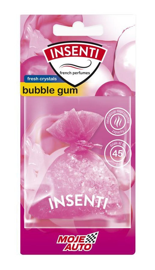 MOJE AUTO κρεμαστό αρωματικό αυτοκινήτου 15-007 bubble gum, crystals 20g