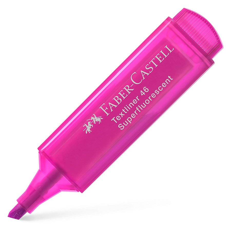 FABER-CASTELL markadoros ypogrammisis Textliner, roz, 1tmch Markadoros ypogrammisis 1