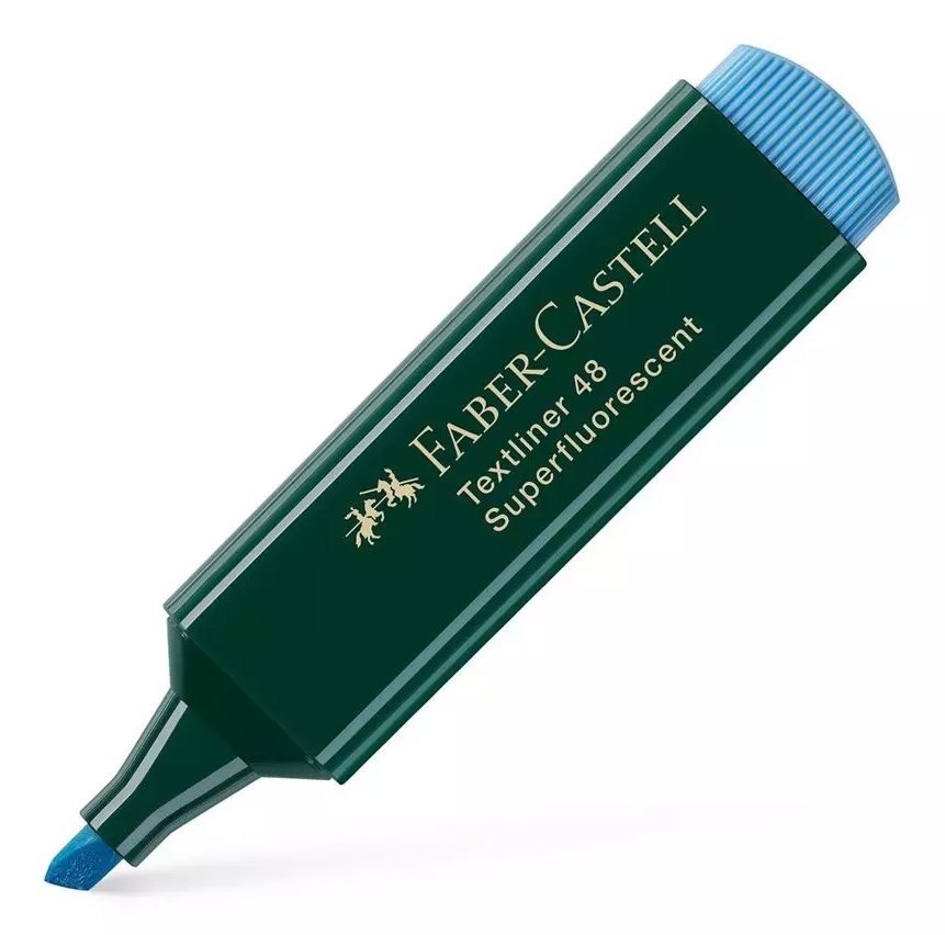 FABER-CASTELL markadoros ypogrammisis Textliner 48, mple, 1tmch Markadoros ypogrammisis 1