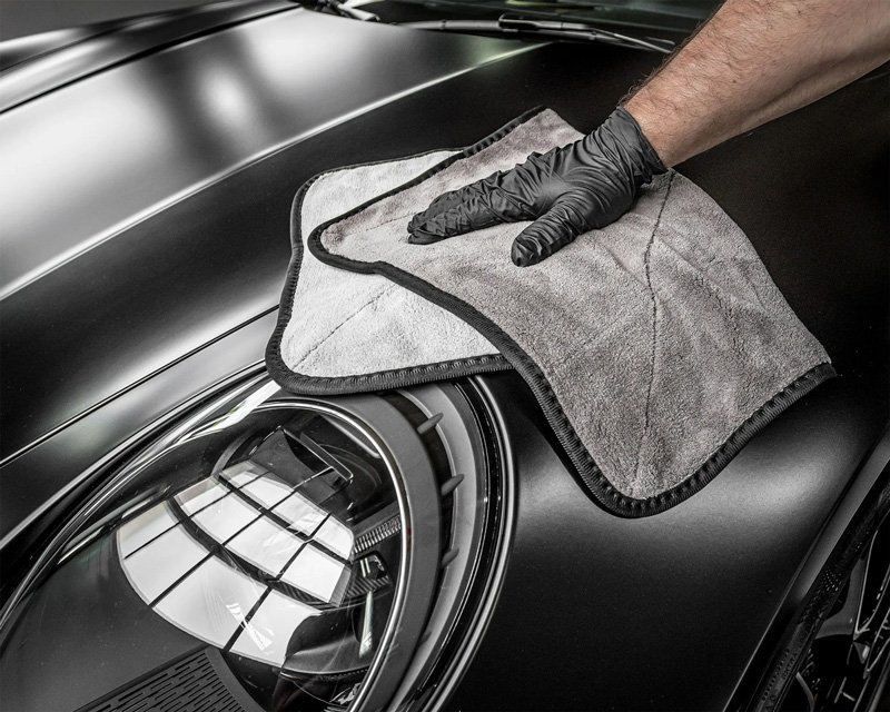 MOJE AUTO απορροφητική πετσέτα μικροϊνών 19-631, 40x60cm, γκρι - Image 2