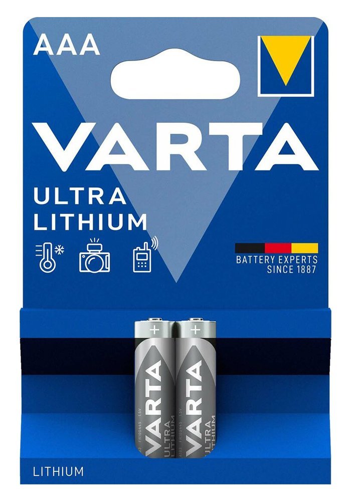 VARTA μπαταρίες λιθίου Ultra, AAA, 1.5V, 2τμχ