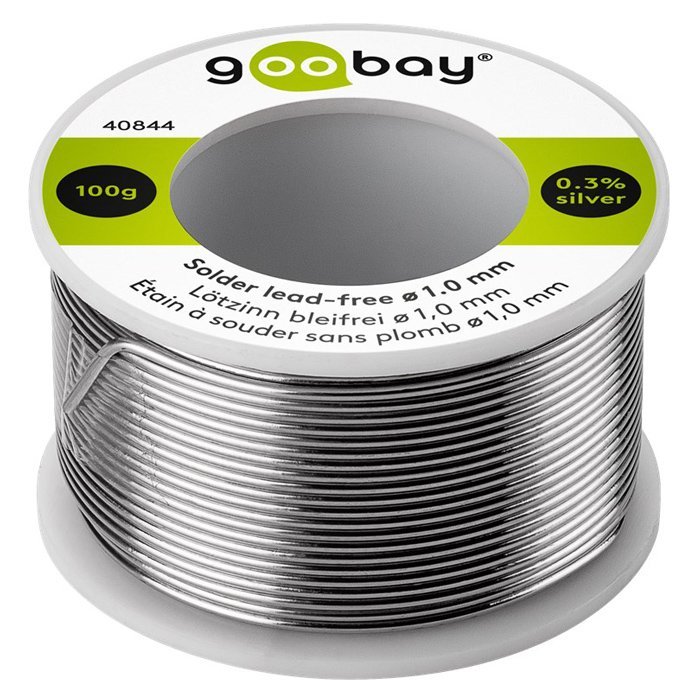 GOOBAY σύρμα συγκόλλησης 40844, Φ1mm, lead free, 100g