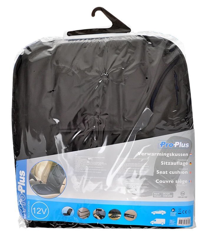PROPLUS κάλυμμα καθίσματος αυτοκινήτου 430218, θερμαινόμενο, 49x97cm, μαύρο - Image 5