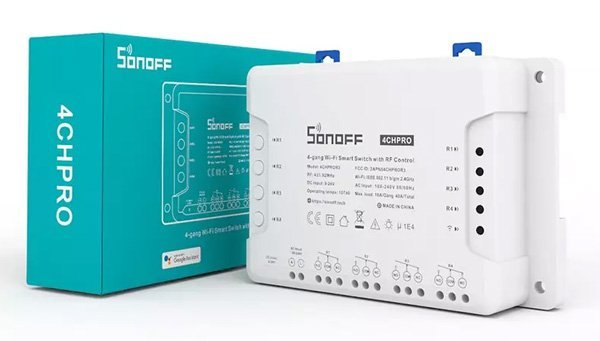 Smart Diakoptis PRO R3, 4 theseon, 40A, RF control, leykos Endiamesos diakoptis