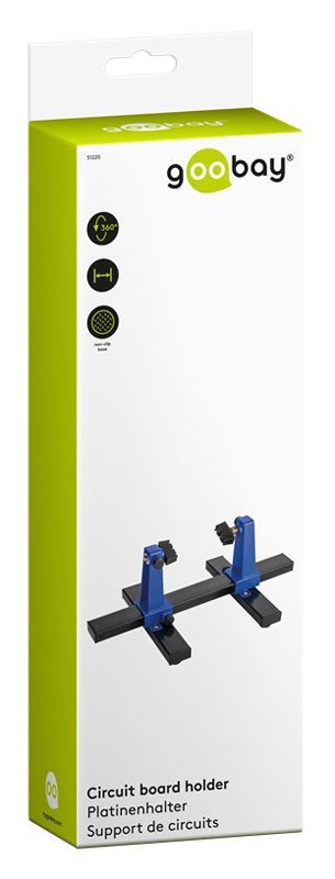 GOOBAY βάση στήριξης πλακέτας 51220 για συγκόλληση, 360°, μαύρη - Image 3