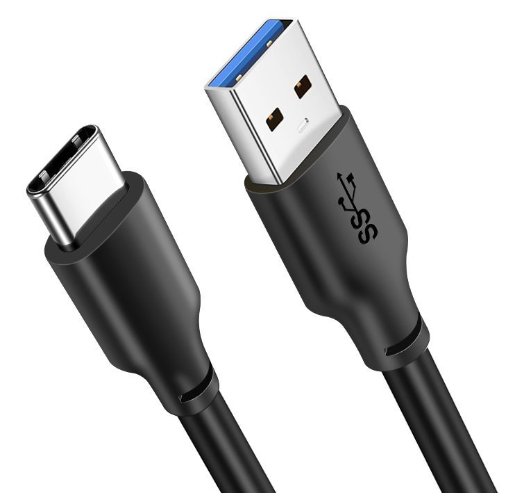 CABLETIME καλώδιο USB-C σε USB CMAMN, 3A, 5Gbps, 2m, μαύρο