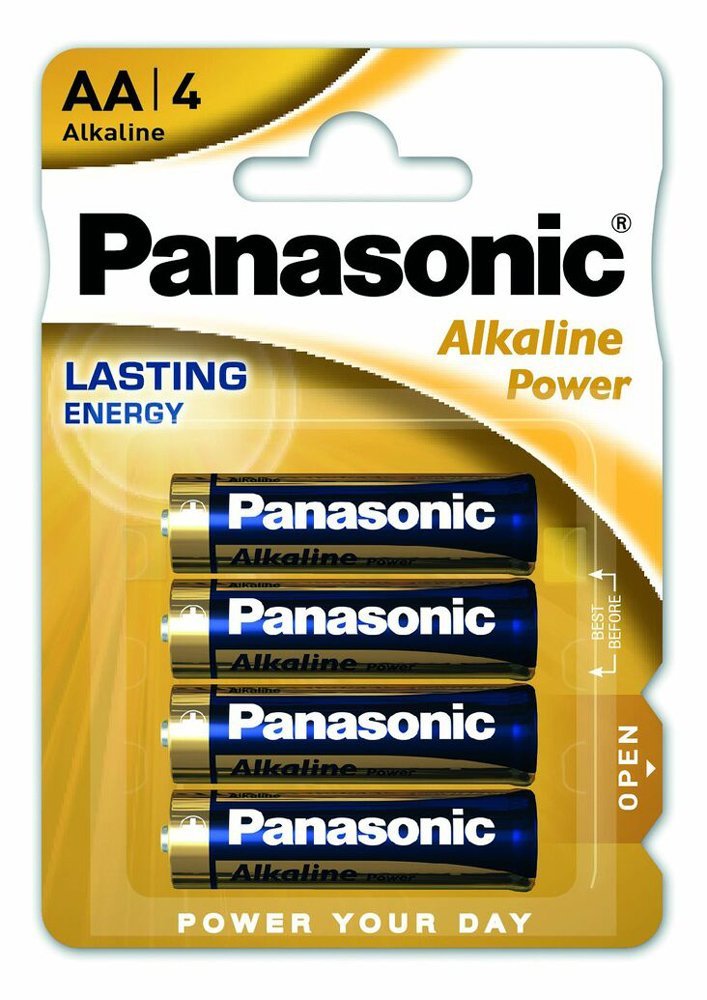 PANASONIC αλκαλικές μπαταρίες Alkaline Power, AA/LR6, 1.5V, 4τμχ