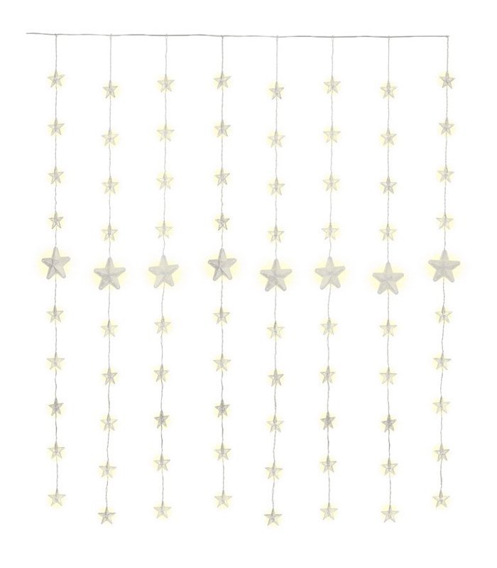 GOOBAY LED λαμπάκια κουρτίνα 57941, 3000K, 6.05m, IP44, 31V, 80 LED