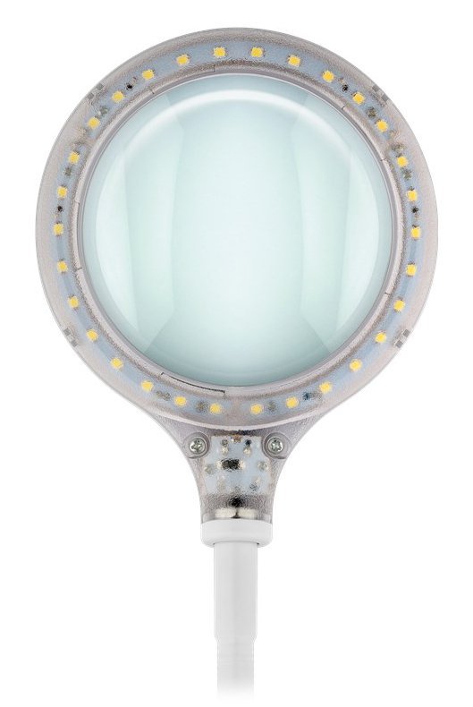 GOOBAY μεγεθυντικός φακός 60359 με κλιπ & βάση, LED, 3 διόπτρες, λευκός - Image 4