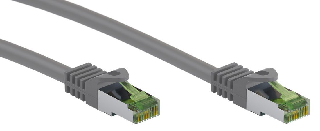 GOOBAY καλώδιο δικτύου 61117, CAT 8.1 S/FTP, copper, GHMT, 3m, γκρι