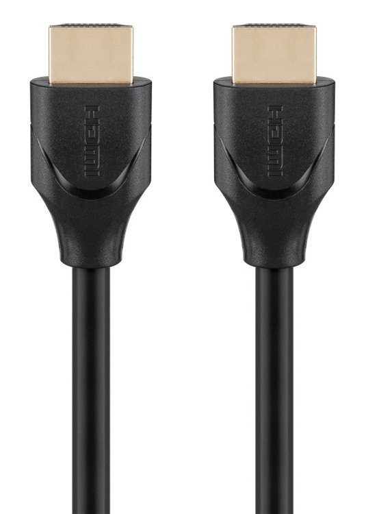 GOOBAY καλώδιο HDMI 2.1, Ethernet ARC 8K/60Hz 48 Gbps, 0.5m, μαύρο - Image 2
