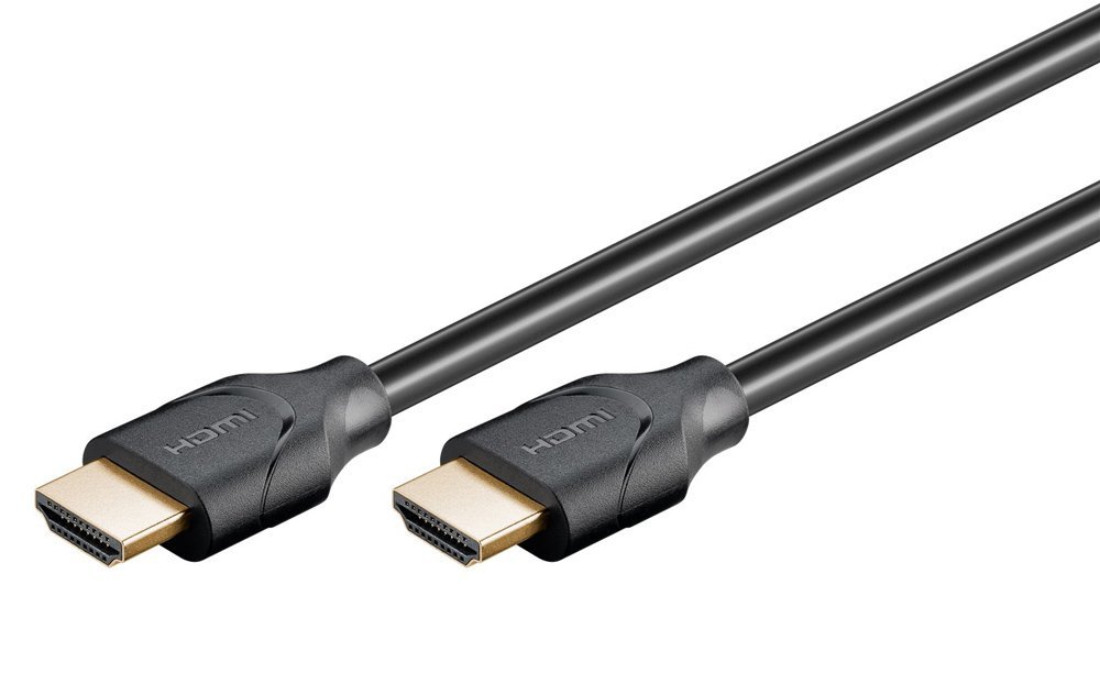 GOOBAY καλώδιο HDMI 2.1, Ethernet ARC 8K/60Hz 48 Gbps, 0.5m, μαύρο