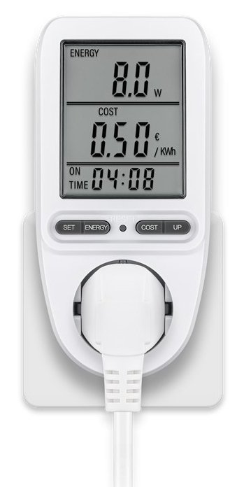 GOOBAY μετρητής κατανάλωσης ρεύματος 64590 με οθόνη, 16A, λευκός - Image 9