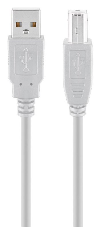 GOOBAY καλώδιο USB σε USB Type B 68713, 3m, 480Mbps, γκρι