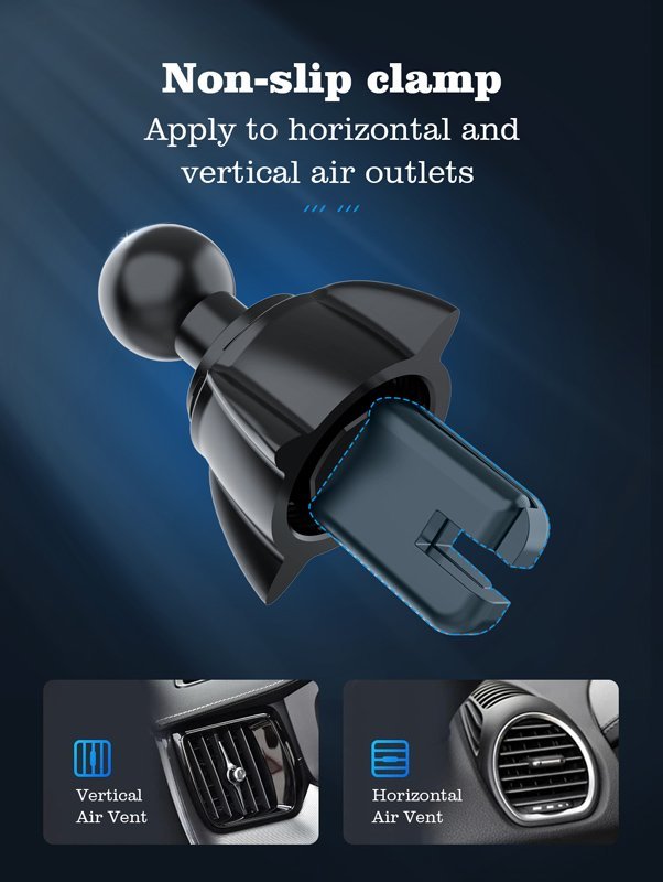 LDNIO ασύρματος φορτιστής & βάση αυτοκινήτου MW21, 15W, μαύρο - Image 3