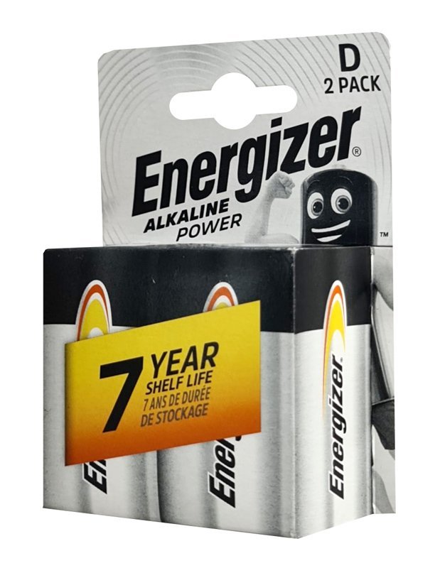 ENERGIZER αλκαλικές μπαταρίες Alkaline Power, D/LR20, 1.5V, 2τμχ