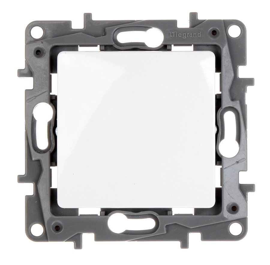 LEGRAND διακόπτης 764500, μονός, λευκός