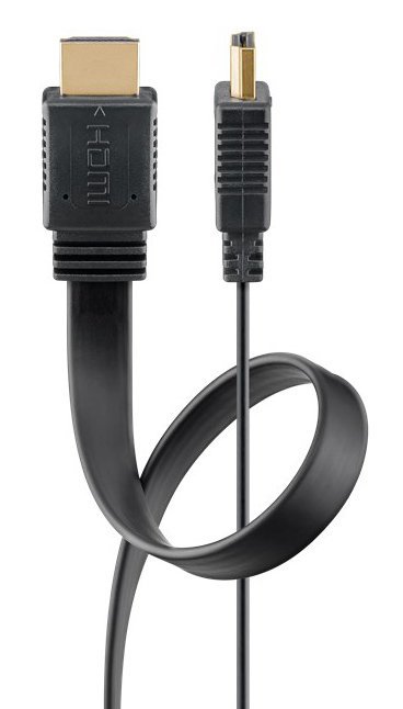 GOOBAY καλώδιο HDMI με Ethernet, flat, 8K/60Hz, 48 Gbps, 2m, μαύρο - Image 4