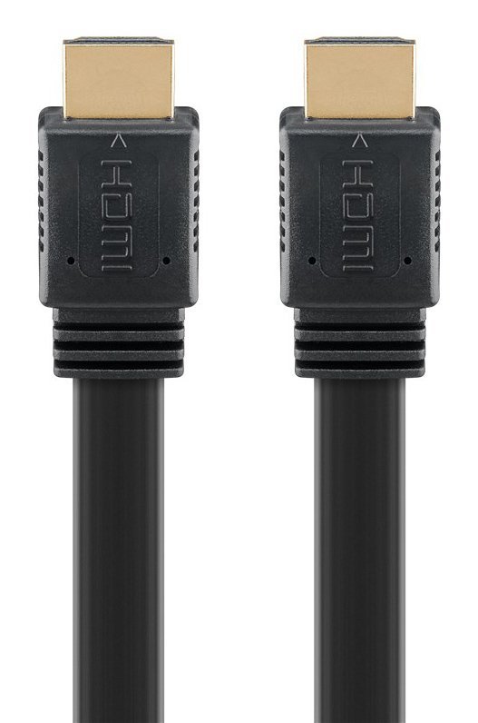 GOOBAY καλώδιο HDMI με Ethernet, flat, 8K/60Hz, 48 Gbps, 2m, μαύρο - Image 5
