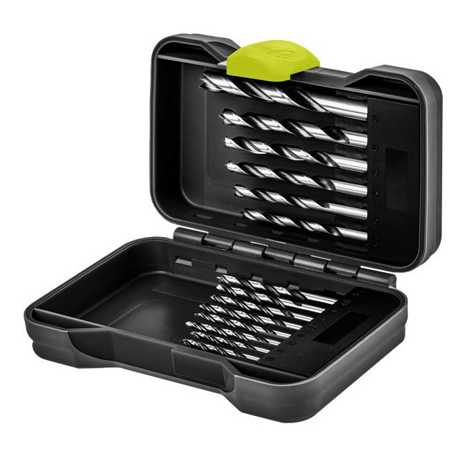 GOOBAY σετ τρυπάνια 77847 για ξύλο, χάλυβας άνθρακα, 3–10mm, κυλινδρικό, 15τμχ