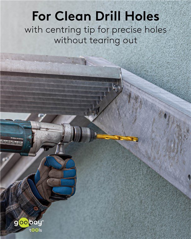 GOOBAY σετ τρυπάνια 77850 για μέταλλο, HSS, 1.5-10mm, κυλινδρικό, 15τμχ - Image 5