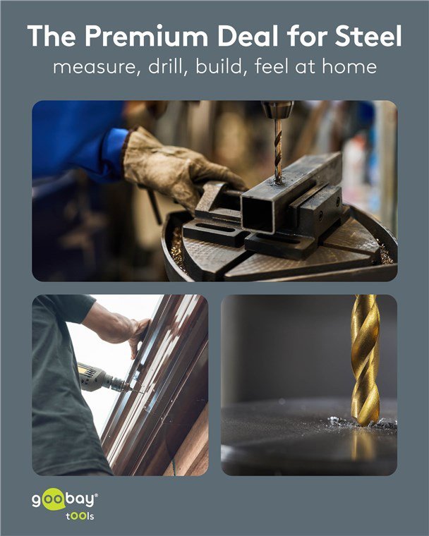 GOOBAY σετ τρυπάνια 77850 για μέταλλο, HSS, 1.5-10mm, κυλινδρικό, 15τμχ - Image 6