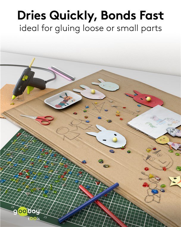 GOOBAY ράβδοι σιλικόνης 77856, Φ11mm x 200mm, διάφορα χρώματα, 10τμχ - Image 6