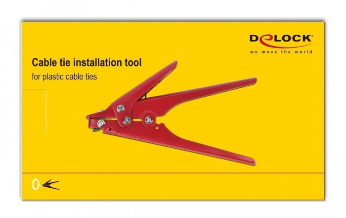 DELOCK πένσα δεματικών καλωδίων, έως 9.5 x 2.3mm, μεταλλική - Image 4
