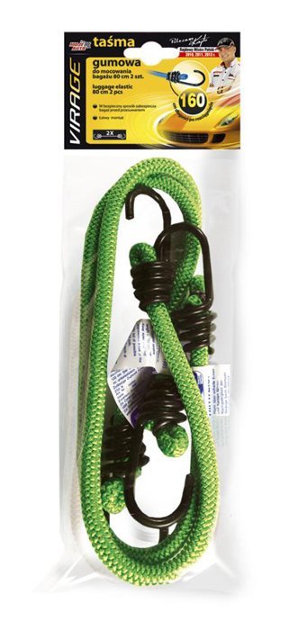 MOJE AUTO ελαστικός ιμάντας πρόσδεσης φορτίου 93-004, 80cm, 2τμχ - Image 2