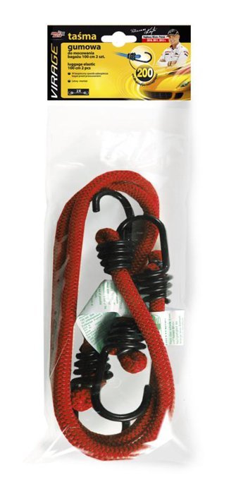 MOJE AUTO ελαστικός ιμάντας πρόσδεσης φορτίου 93-005, 100cm, 2τμχ - Image 2