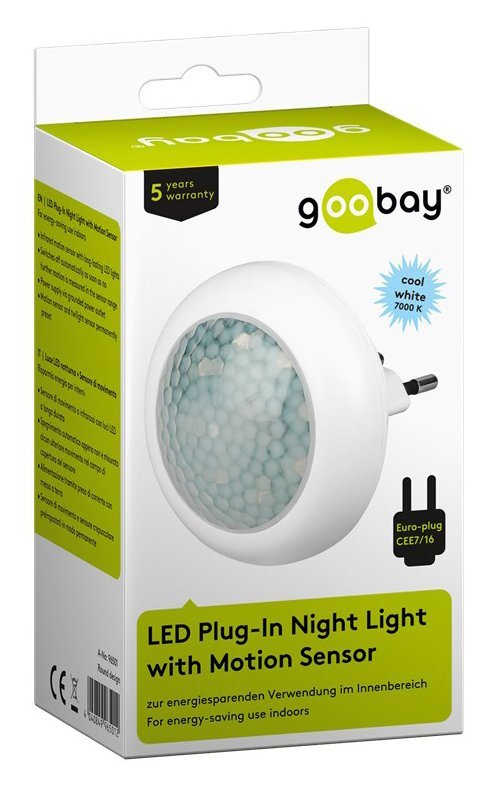 GOOBAY LED φωτιστικό 96501 με ανιχνευτή κίνησης, 6500K, 40lm, IP20 - Image 2