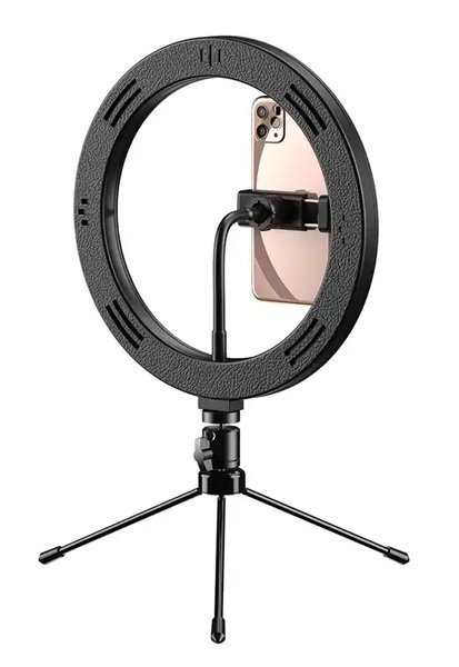 APEXEL φωτιστικό δαχτυλίδι LED APL-FL10JJ13Y με μίνι τρίποδα, Φ26cm - Image 6