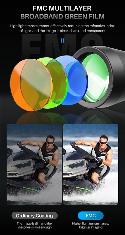 APEXEL κιάλια APS-PB10-30X50, 10x-30x zoom, Φ 50mm, μαύρα - Image 5