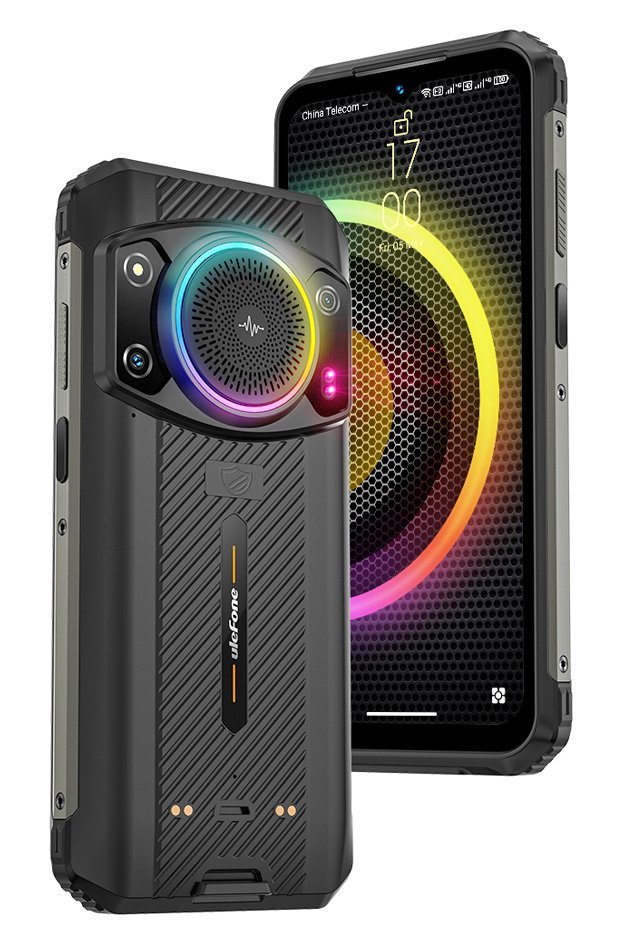 ULEFONE smartphone Armor 21 με ηχείο 3.5W, 6.58", 8/256GB, 9600mAh, IP68/IP69K, μαύρο
