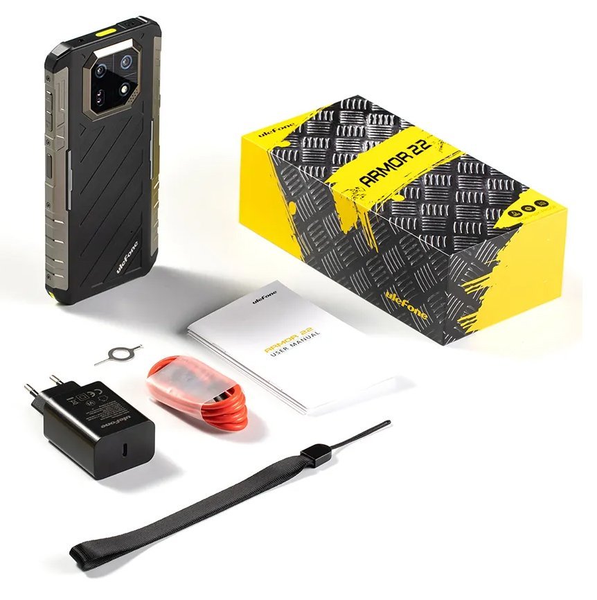 ULEFONE smartphone Armor 22, 6.58", 8/128GB, 6600mAh, IP68/IP69K, μαύρο - Image 14