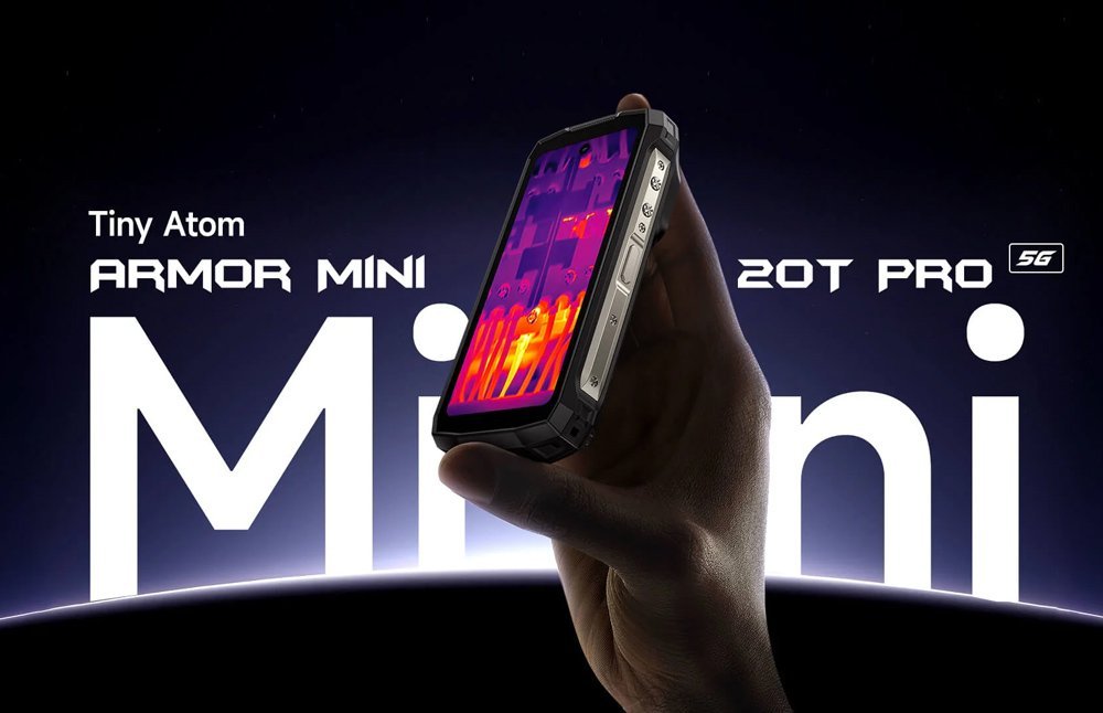 ULEFONE smartphone Armor Mini 20T Pro, 4.7", 8/256GB, 5G, 6200mAh, IP68/IP69K, μαύρο - Image 2