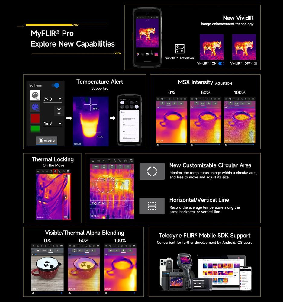 ULEFONE smartphone Armor Mini 20T Pro, 4.7", 8/256GB, 5G, 6200mAh, IP68/IP69K, μαύρο - Image 21
