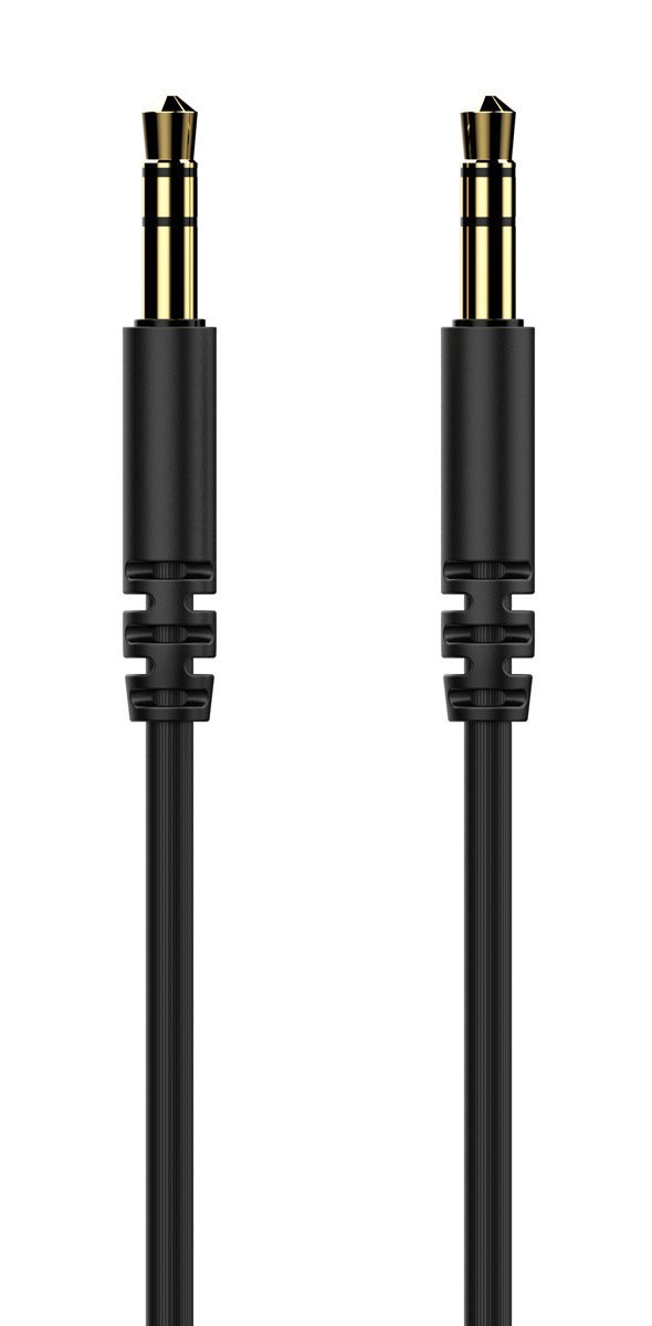 CELEBRAT καλώδιο ήχου 3.5mm AU-01, AUX, 1m, μαύρο