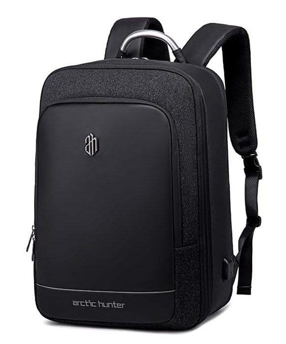 ARCTIC HUNTER τσάντα πλάτης B00227L με θήκη laptop 17", 41L, USB, μαύρη