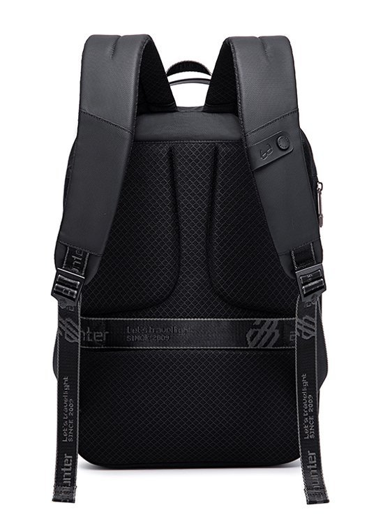 ARCTIC HUNTER τσάντα πλάτης με θήκη laptop 15.6", λουκέτο TSA, 22L, μαύρη - Image 8