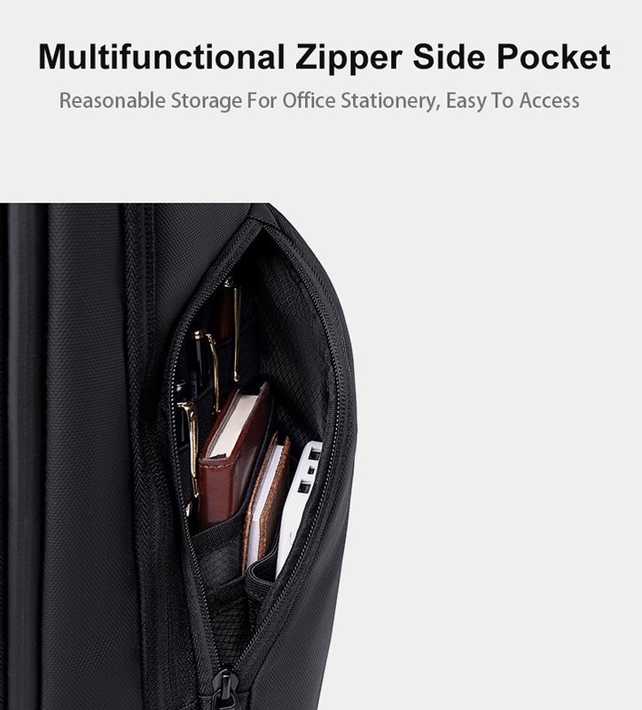 ARCTIC HUNTER τσάντα πλάτης με θήκη laptop 15.6", 20L, USB, μαύρη - Image 6