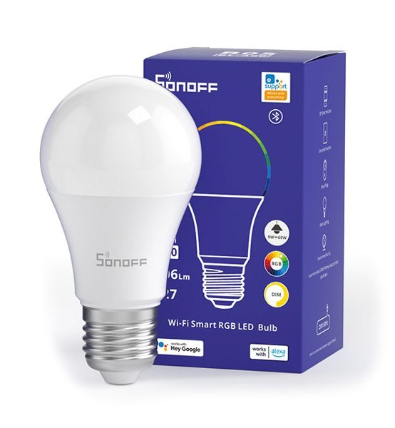 SONOFF smart λάμπα LED B05-BL-A60, Wi-Fi, 9W, E27, 2700K-6500K, RGB - Image 3