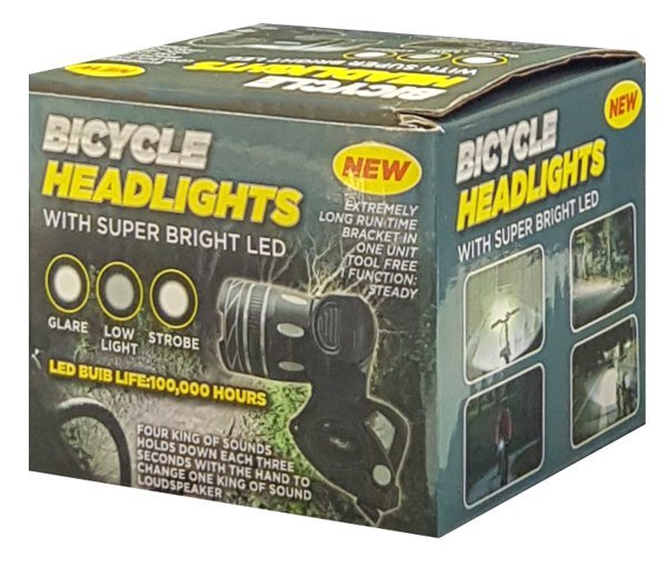 Εμπρόσθιο φως ποδηλάτου BIKE-0028, 1500LM, 300m, IPX-6, μαύρο - Image 5