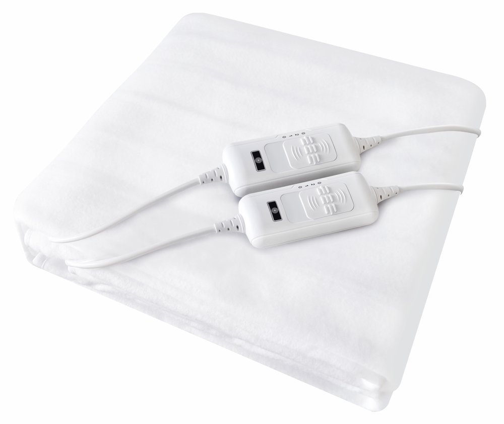 BRUNO ηλεκτρική κουβέρτα BRN-0065, διπλή, 160x140cm, 2x 60W, χειριστήρια