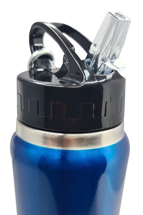 BRUNO θερμός BRN-0070, με καλαμάκι & γάντζο, anti-slip, 750ml, μπλε - Image 2