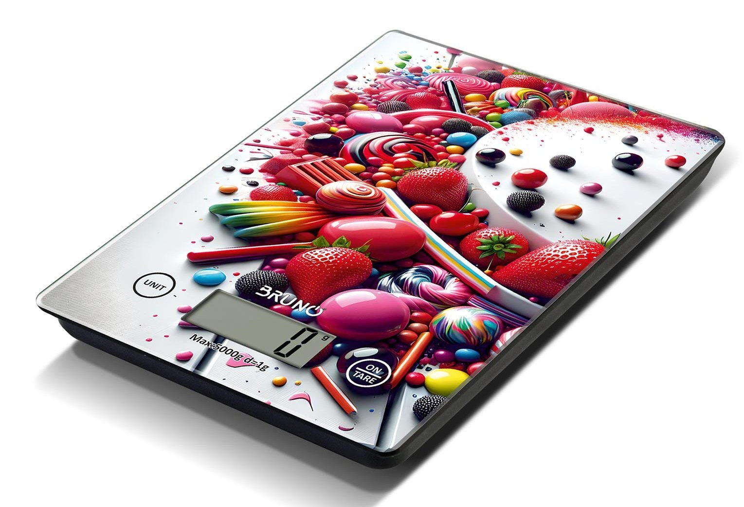 BRUNO ψηφιακή ζυγαριά κουζίνας BRN-0209, 1gr/5kg, Love Pastry