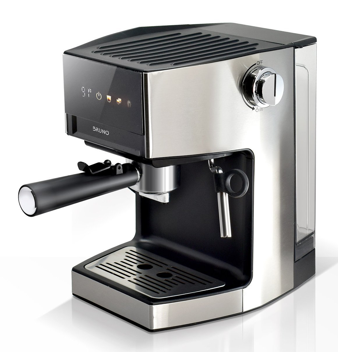 BRUNO αυτόματη μηχανή espresso & cappuccino Barista BRN-0224, 3 σε 1, Hot & Cold, 950W, 19 bar, ψηφιακή