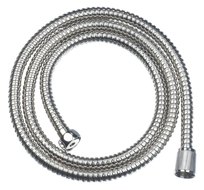 BRUNO σπιράλ ντους BRN-0243, ανοξείδωτο ατσάλι, 1.5m, ασημί